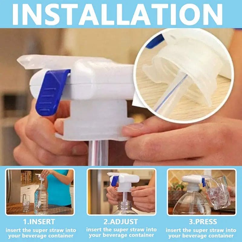 Magic Tap Drink Dispenser, Automatic Beverage Dispenser, Spill Proof Magic Tap, Portable Drinking Pumping Unit, Automatic Drinking Straw Suction Pump, Straw Magic Tap Magic Tap Drink Dispenser, Automatic Beverage Dispenser, Spill Proof Magic Tap, Portable Drinking Pumping Unit, Automatic Drinking Straw Suction Pump, Straw Magic Tap